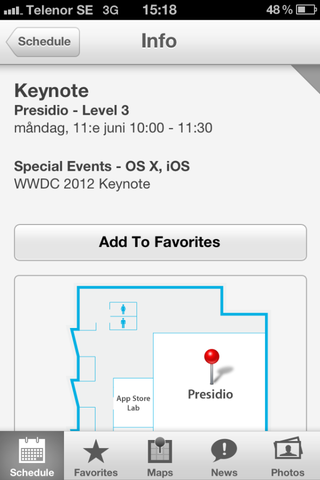 Illustration for article titled Here Are the WWDC 2012 Schedule and App—Here's What to Look For